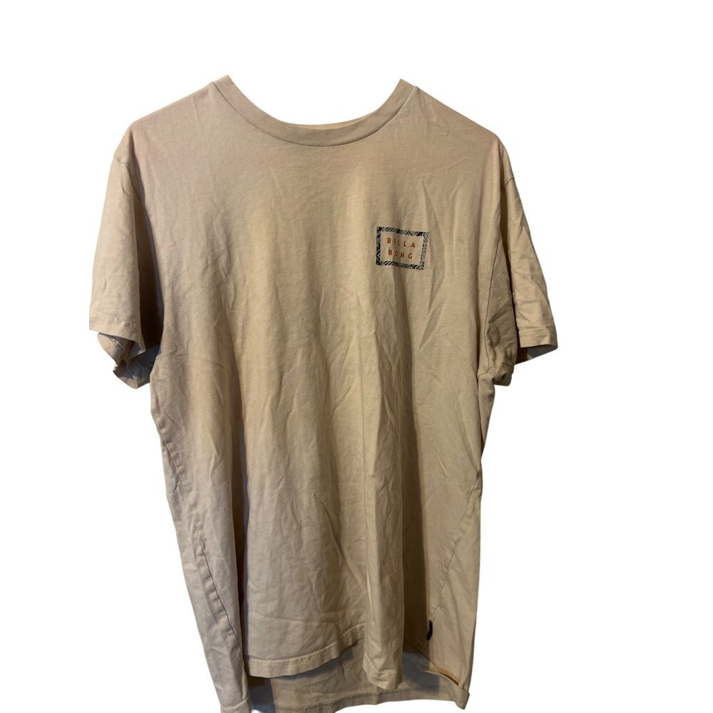 Billabong Beige Core Fit T-Shirt For Men Large